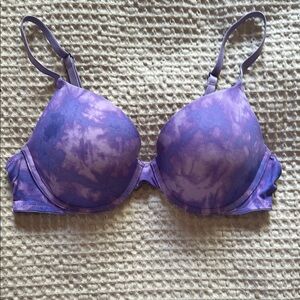 Purple Tie-Dye Women's Bra